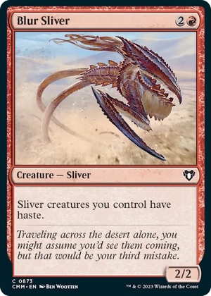 0873 Blur Sliver C Commander Masters
