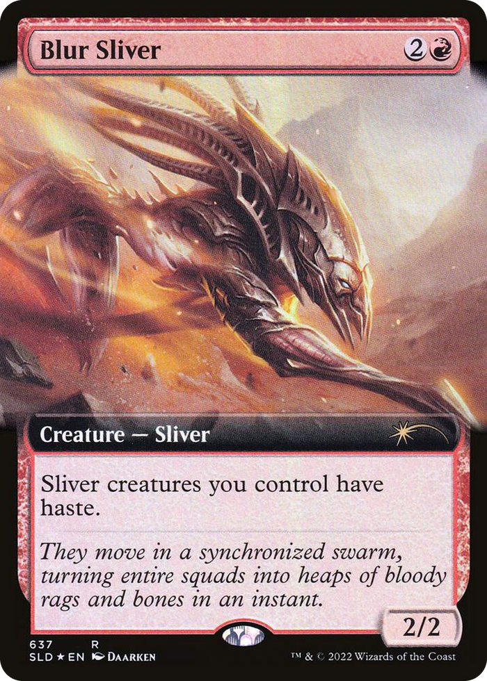 Blur Sliver (Extended Art) #637 R - Secret Lair Drop Series Pokemon card