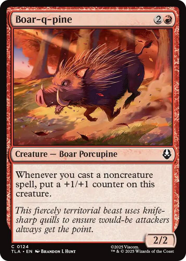 0124 Boar-q-pine C The Last Airbender