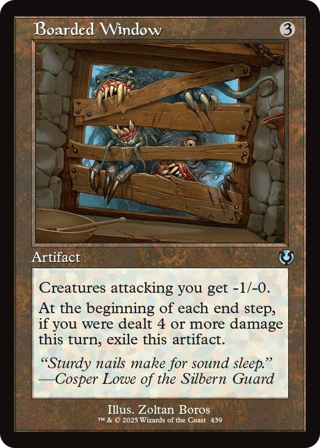 0439 Boarded Window (Retro Frame) U Innistrad Remastered