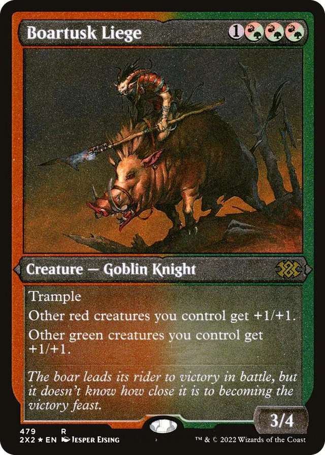 0479 Boartusk Liege (Foil Etched) R Double Masters 2022