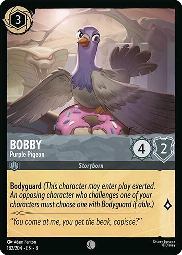 0182 Bobby - Purple Pigeon Common Reign of Jafar