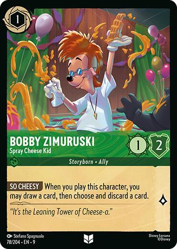 0078 Bobby Zimuruski - Spray Cheese Kid Uncommon Fabled