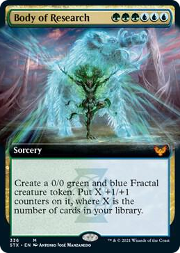 0336 Body of Research (Extended Art) M Strixhaven: School of Mages