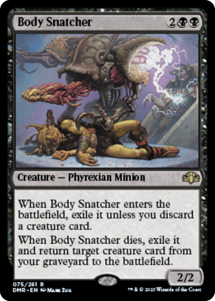 Body Snatcher #75 R - Dominaria Remastered Pokemon card
