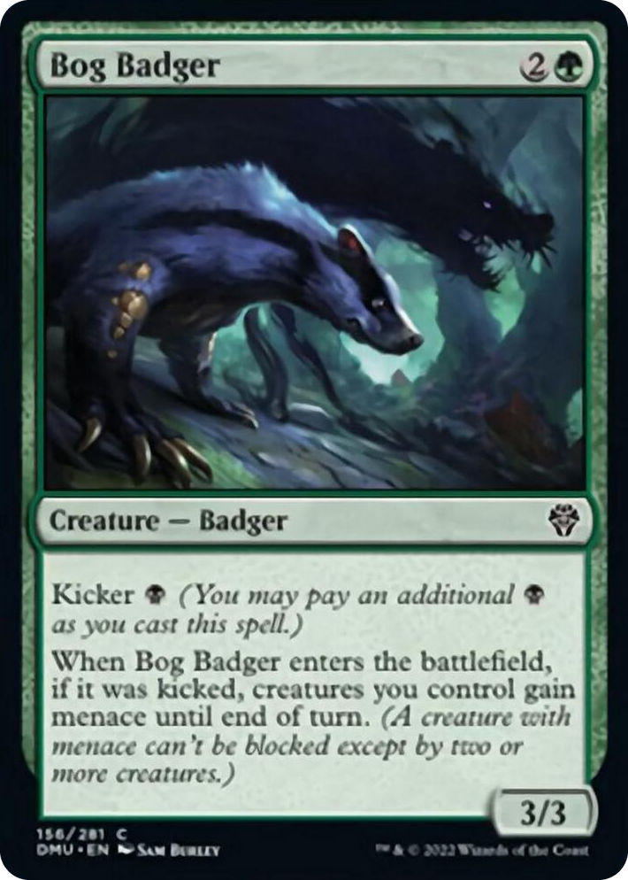 0156 Bog Badger C Dominaria United