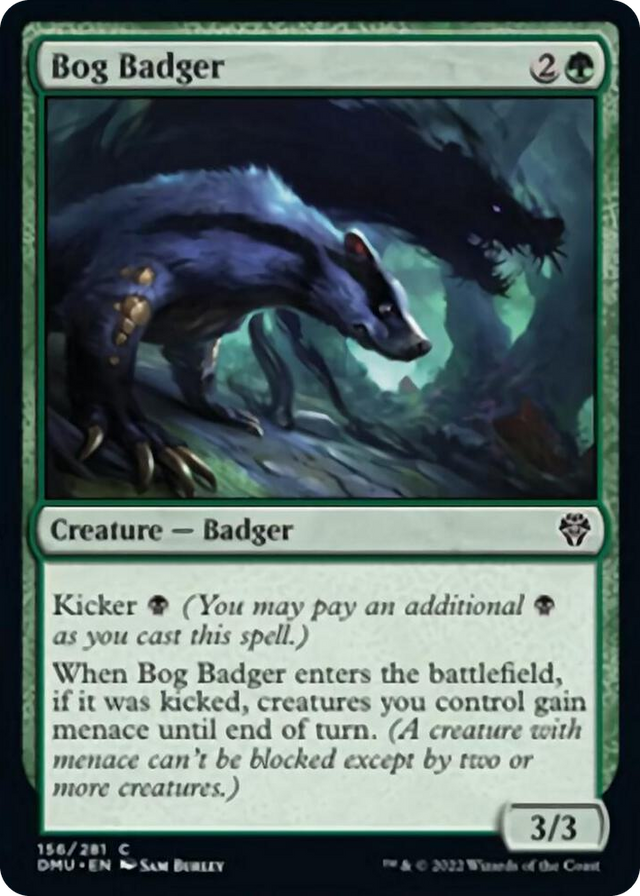 0156 Bog Badger C Dominaria United