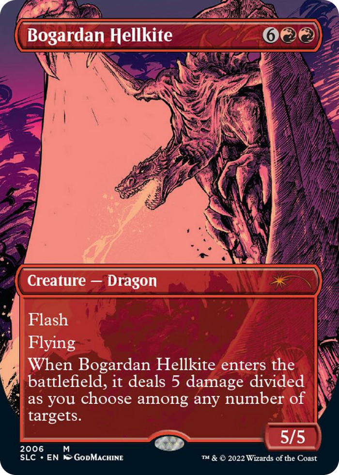 Bogardan Hellkite #2006 M - Secret Lair Countdown Kit Pokemon card
