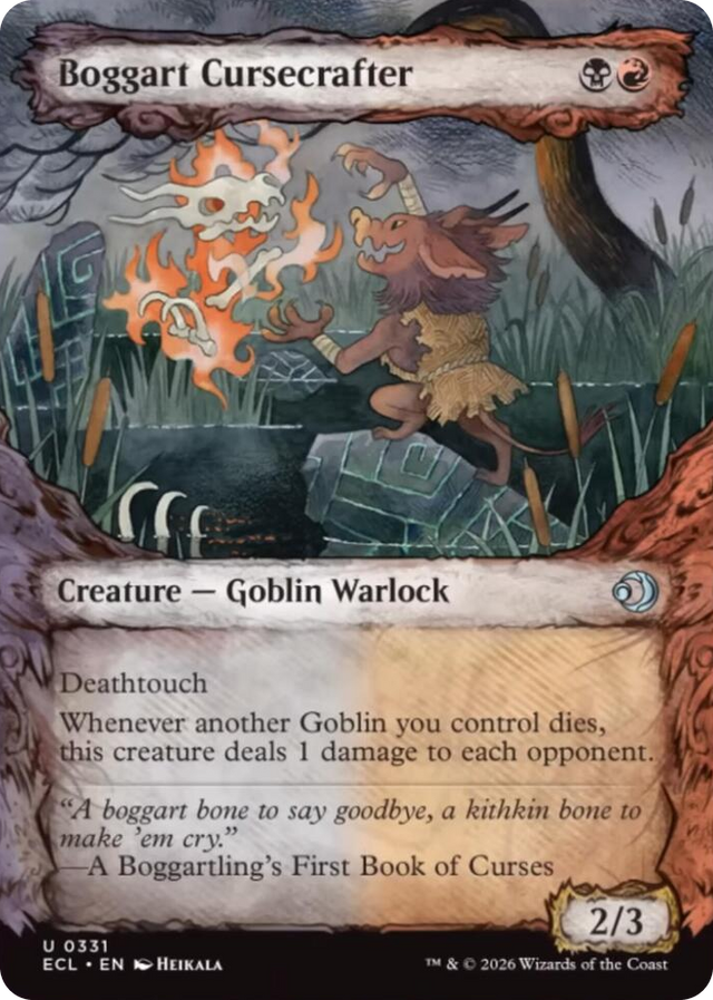 0331 Boggart Cursecrafter (Showcase) U Lorwyn Eclipsed