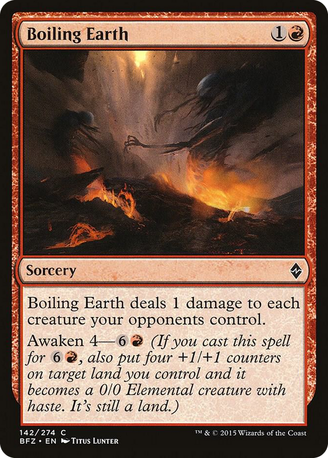 0142 Boiling Earth C Battle for Zendikar