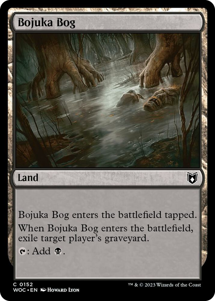 Bojuka Bog #152 C - Commander: Wilds of Eldraine Pokemon card