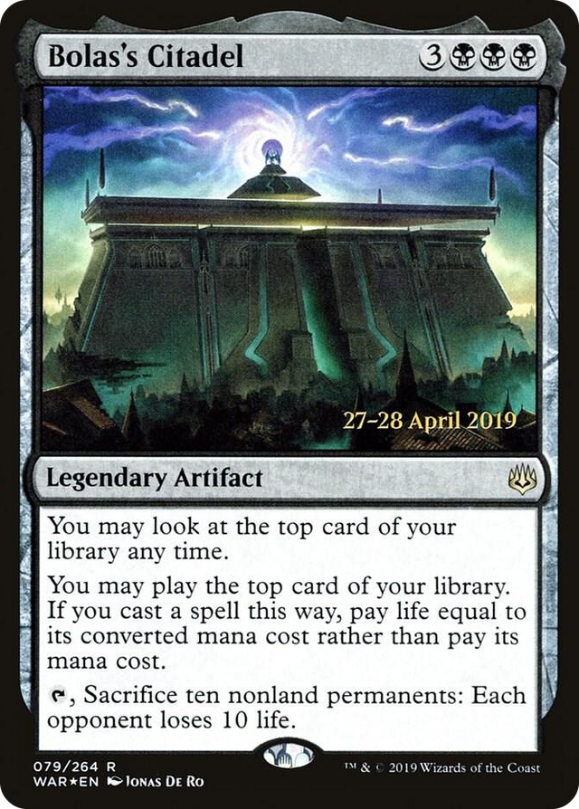 0079 Bolas's Citadel R Prerelease Cards