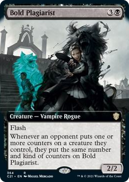 0364 Bold Plagiarist (Extended Art) R Commander 2021