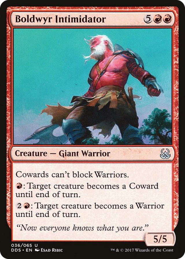 0036 Boldwyr Intimidator U Duel Decks: Mind vs. Might