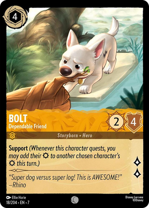 0018 Bolt - Dependable Friend Common Archazia's Island