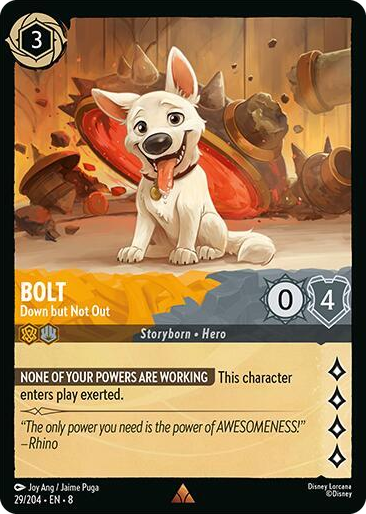 0029 Bolt - Down but Not Out Rare Reign of Jafar