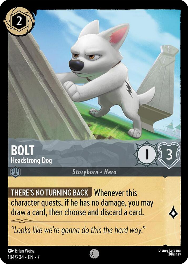 0184 Bolt - Headstrong Dog Common Archazia's Island