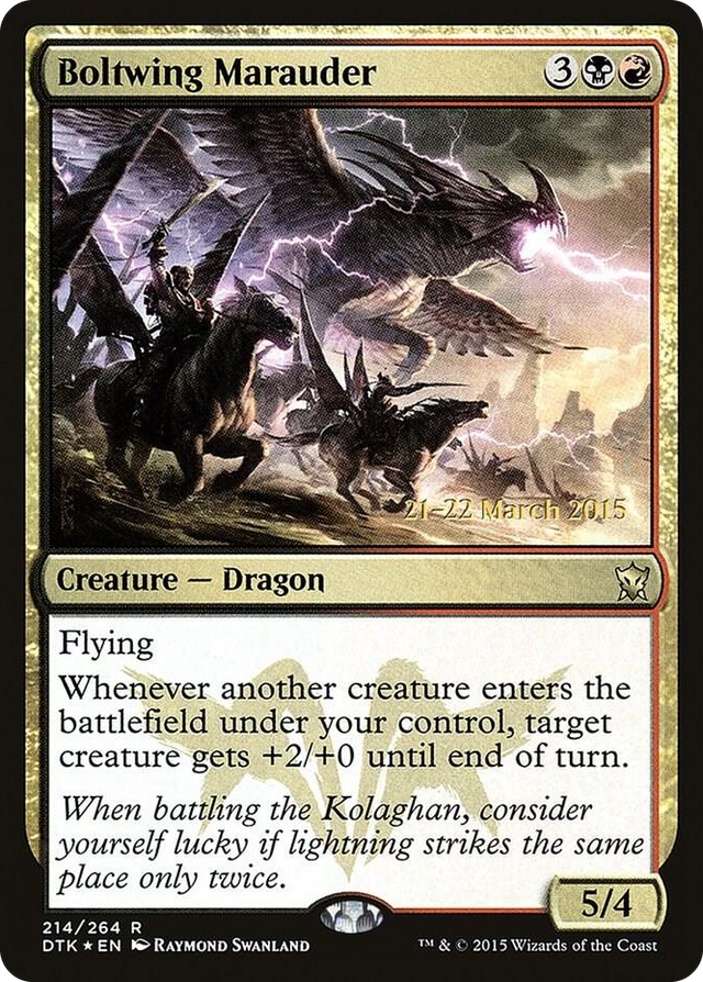 0214 Boltwing Marauder R Prerelease Cards