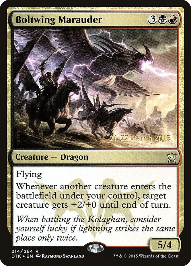 Boltwing Marauder #214 R - Prerelease Cards Pokemon card