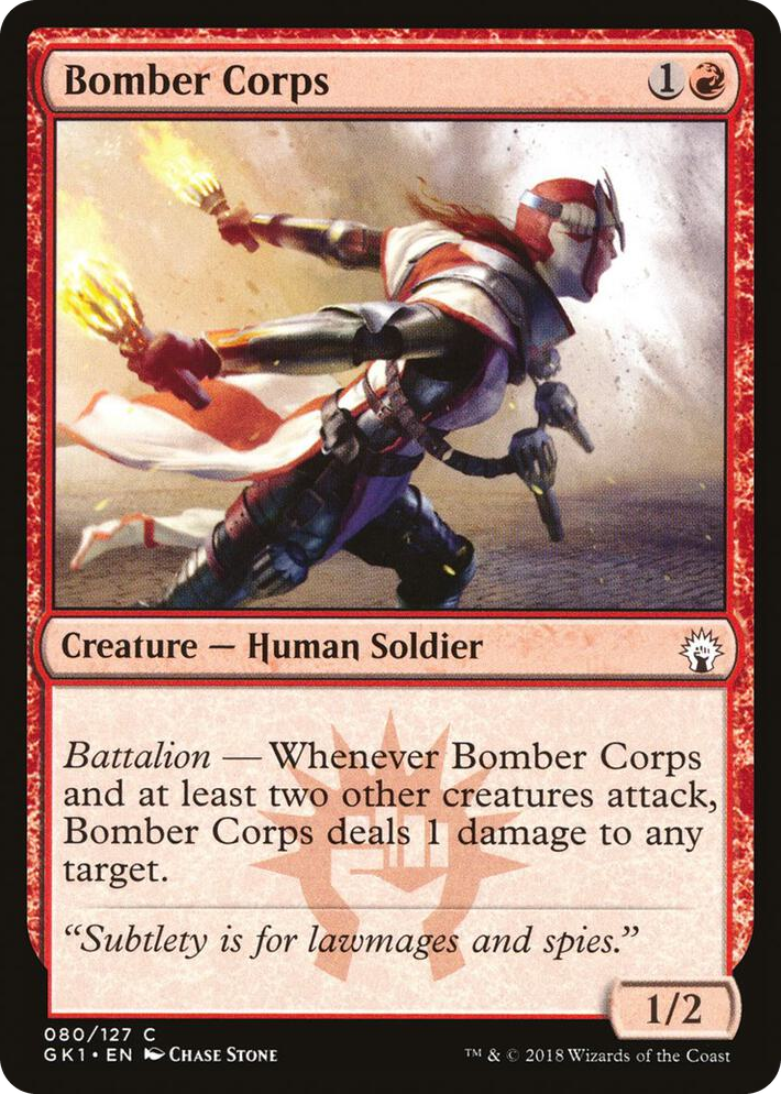 0080 Bomber Corps C Guilds of Ravnica: Guild Kits
