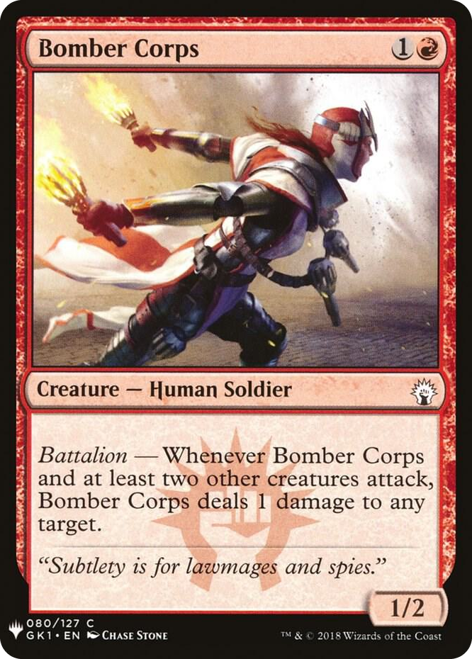 0080 Bomber Corps C The List Reprints