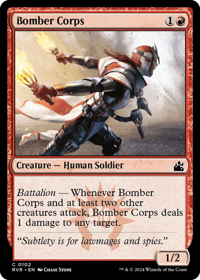 Bomber Corps #102 C - Ravnica Remastered Pokemon card