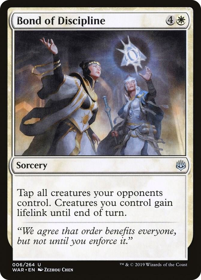 0006 Bond of Discipline U War of the Spark