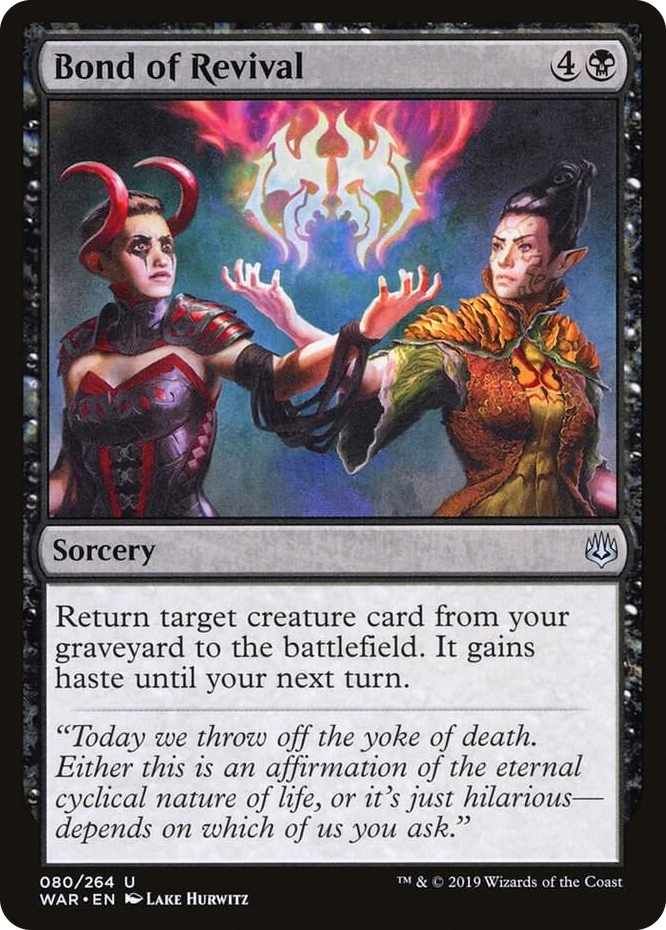 0080 Bond of Revival U War of the Spark