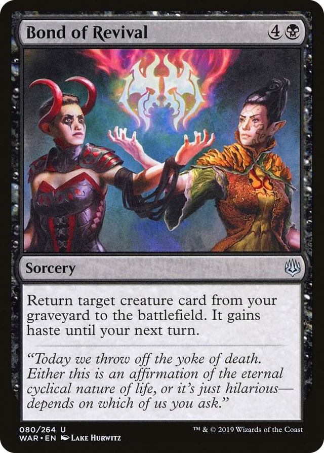 0080 Bond of Revival U War of the Spark