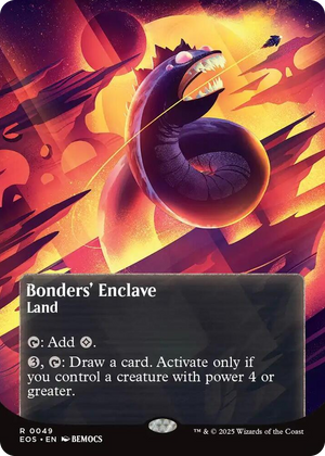 0049 Bonders' Enclave (0049) (Borderless) R Edge of Eternities: Stellar Sights