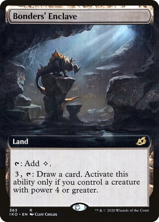 0363 Bonders' Enclave (Extended Art) R Lair of Behemoths