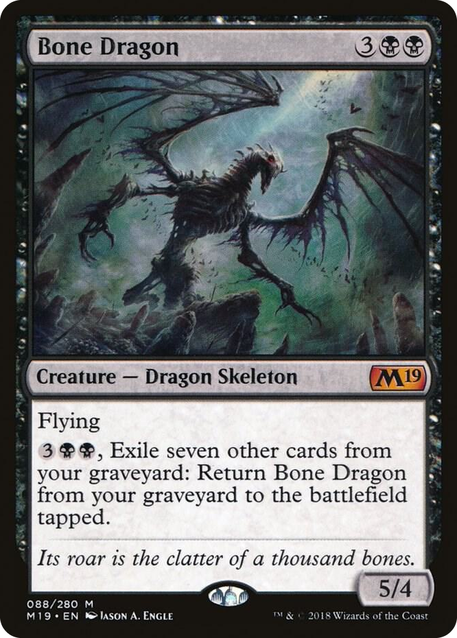 0088 Bone Dragon M Core Set 2019