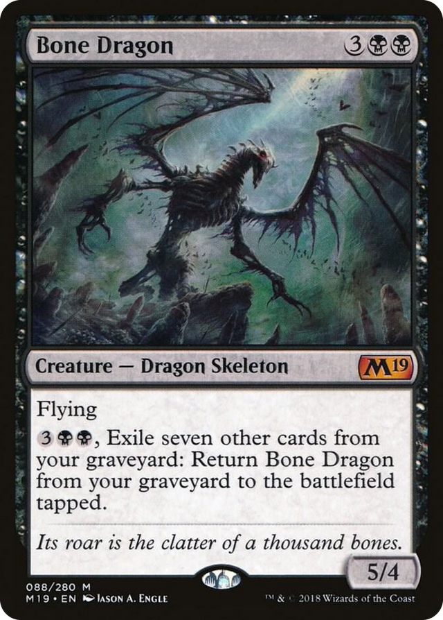 0088 Bone Dragon M Core Set 2019