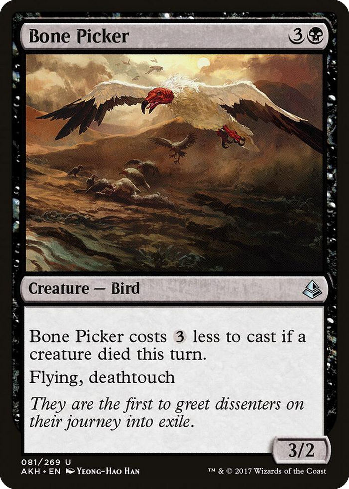Bone Picker #81 U - Amonkhet Pokemon card