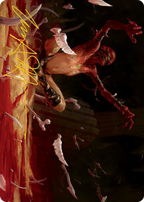 0027 Bone Shards Art Card (Gold-Stamped Signature) S Art Series: Modern Horizons 2