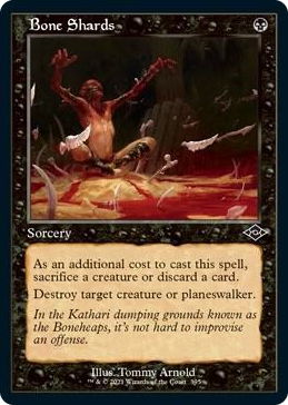 0395 Bone Shards (Retro Frame) (Foil Etched) C Modern Horizons 2