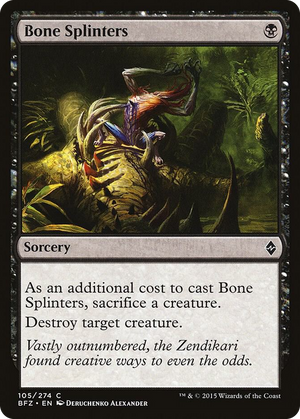 0105 Bone Splinters C Battle for Zendikar
