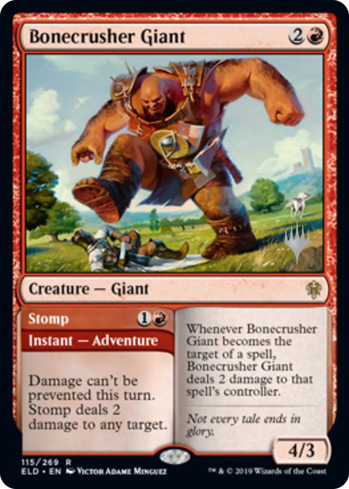 0115 Bonecrusher Giant R Promo Pack: Throne of Eldraine