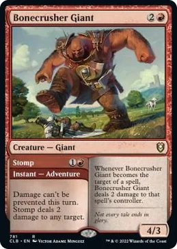 0781 Bonecrusher Giant R Commander Legends: Battle for Baldur's Gate