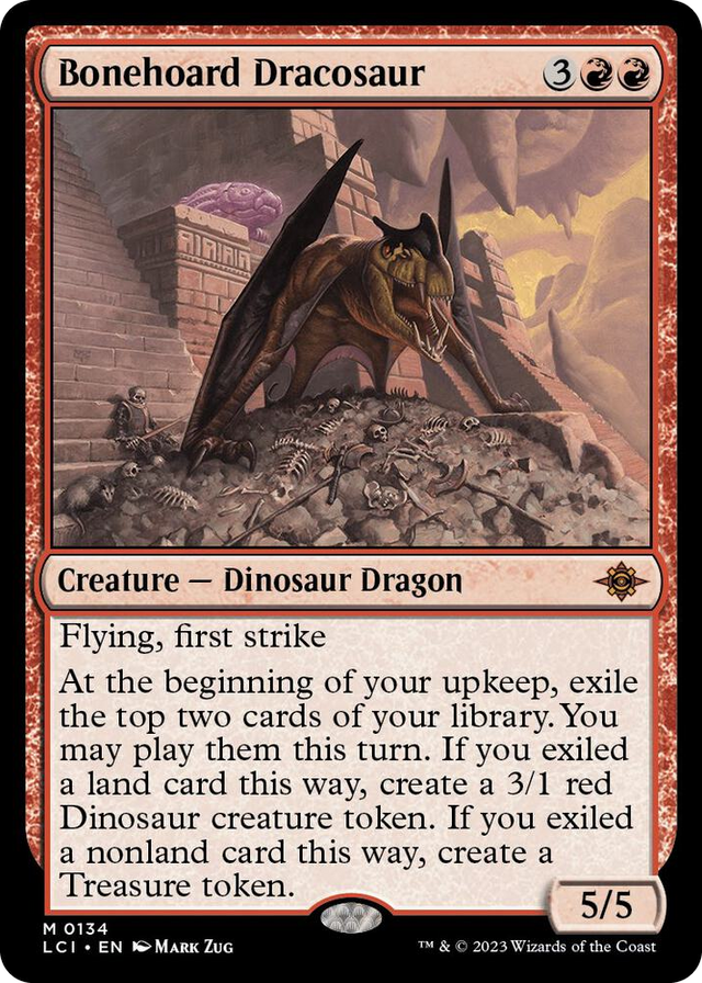 0134 Bonehoard Dracosaur M The Lost Caverns of Ixalan
