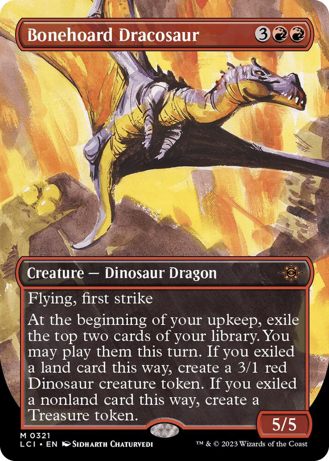 0321 Bonehoard Dracosaur (Borderless) M The Lost Caverns of Ixalan