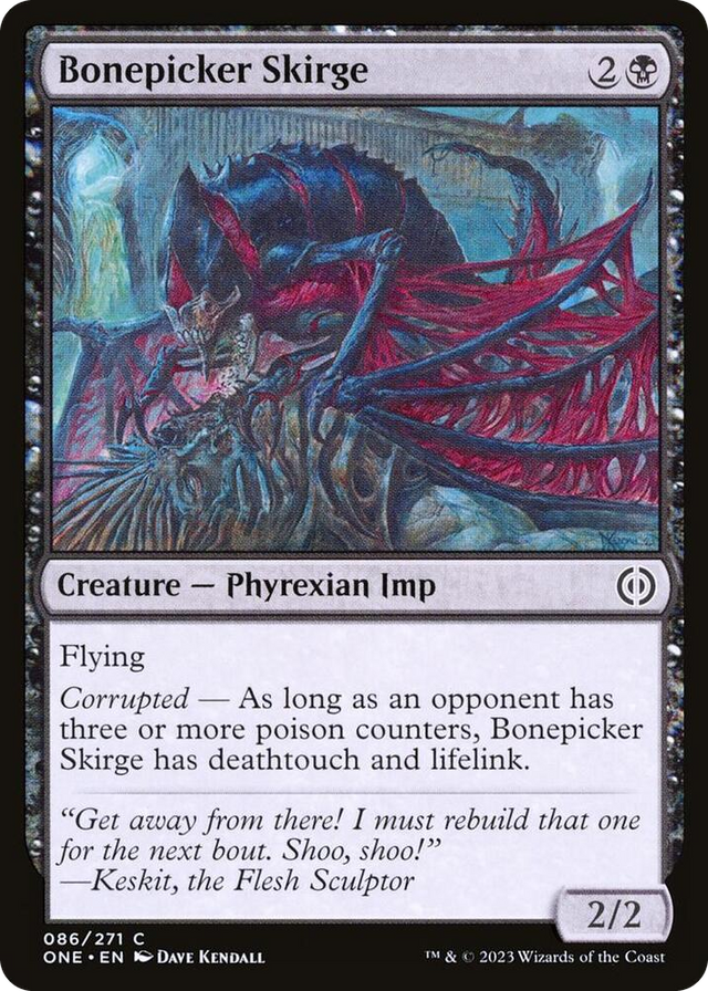 0086 Bonepicker Skirge C Phyrexia: All Will Be One
