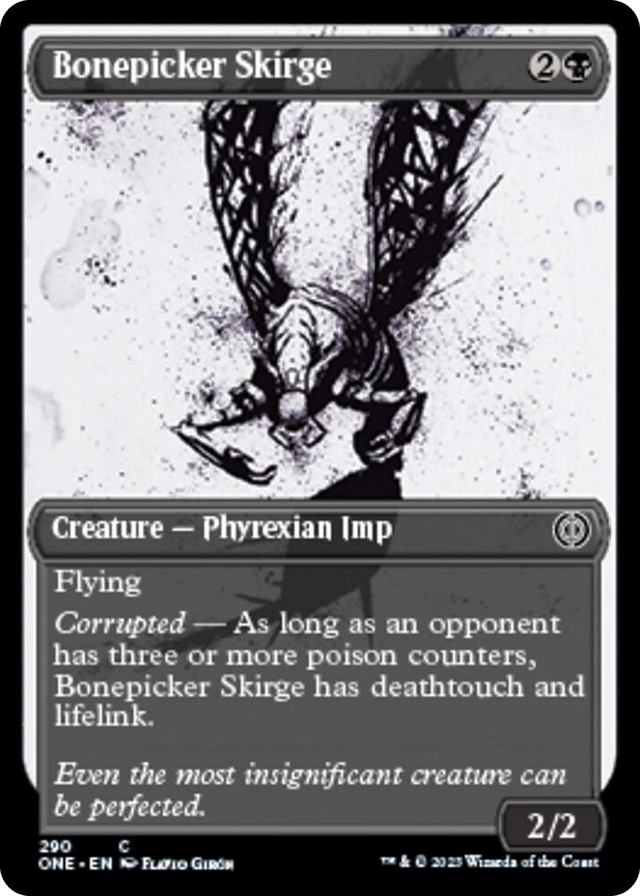 0290 Bonepicker Skirge (Showcase) C Phyrexia: All Will Be One