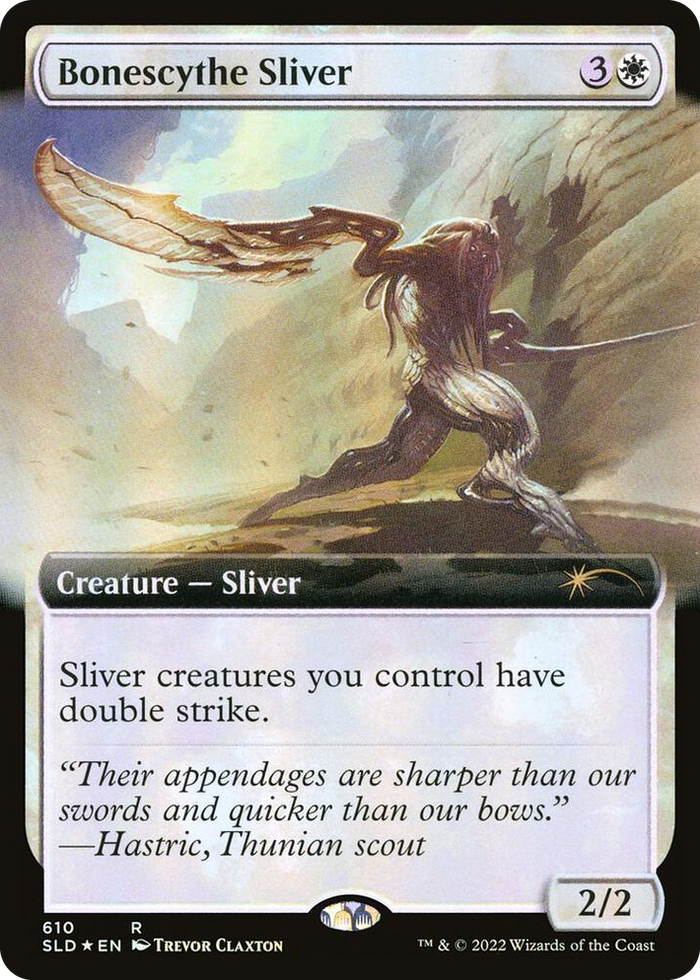 Bonescythe Sliver (Extended Art) #610 R - Secret Lair Drop Series Pokemon card