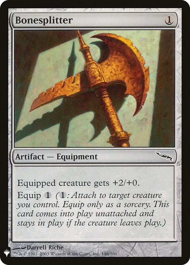 Bonesplitter #146 C - The List Reprints Pokemon card