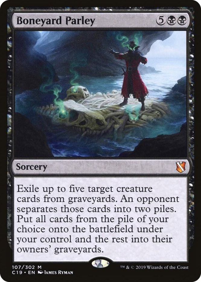 0107 Boneyard Parley M Commander 2019