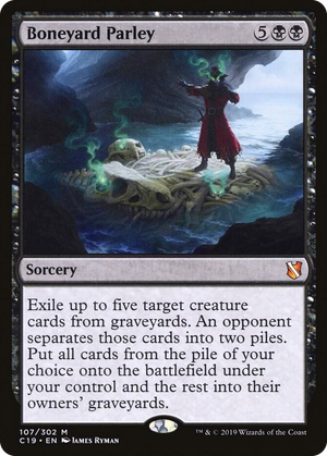 0107 Boneyard Parley M Commander 2019