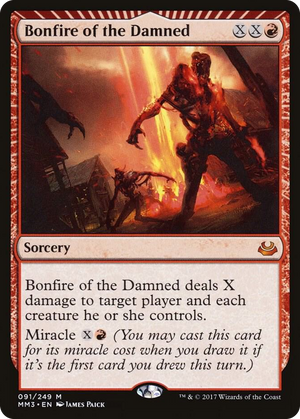 0091 Bonfire of the Damned M Modern Masters 2017