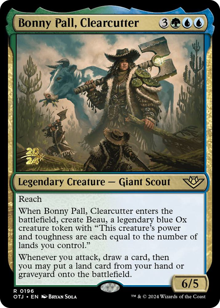0196 Bonny Pall, Clearcutter R Prerelease Cards
