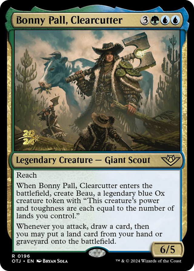0196 Bonny Pall, Clearcutter R Prerelease Cards